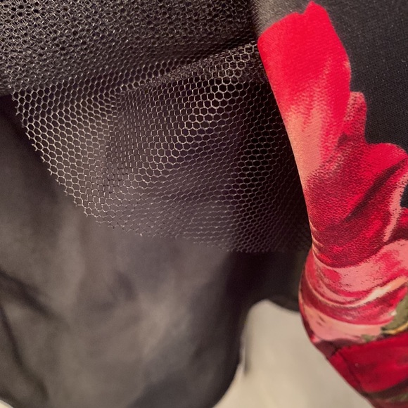 Blondie Nites by Stacy Sklar Black Floral Mini Dress - Picture 9 of 10